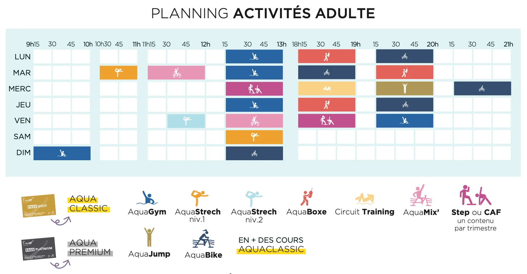 PLANNIG ACTIVITE ADULTE